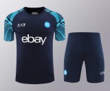 soccer jersey fabric Mens Naples blue  short training 2024/25