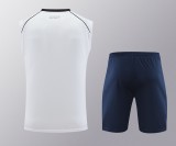 Mens Naples white Vest short training 2024/25