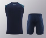 Mens Naples blue Vest short training 2024/25