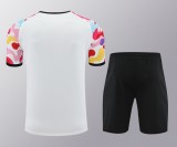 thai quality soccer jersey Mens Manchester United white short training 2024/25