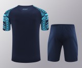 soccer jersey fabric Mens Naples blue  short training 2024/25