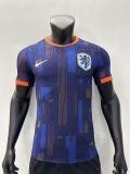 cheap soccer jersey Mens Netherlands away Jersey Player Version  2024/25