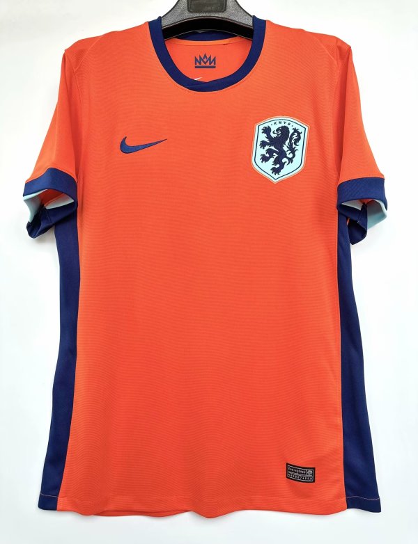 Mens Netherlands home jersey de soccer   2425