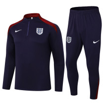 Mens England soccer jersey training Suit Purple 2425