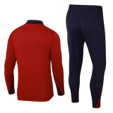 Mens England soccer jersey training Suit red 2425