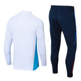 Mens Italy soccer jersey training Suit white 2425