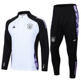 Mens Germany soccer training Suit jersey white 2425