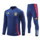 Mens Spain soccer jersey training Suit Royal blue 2425