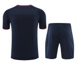 Mens Barcelona  short training soccer jerseys  black 2425