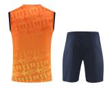 Mens Barcelona  Vest short training yellow 2425