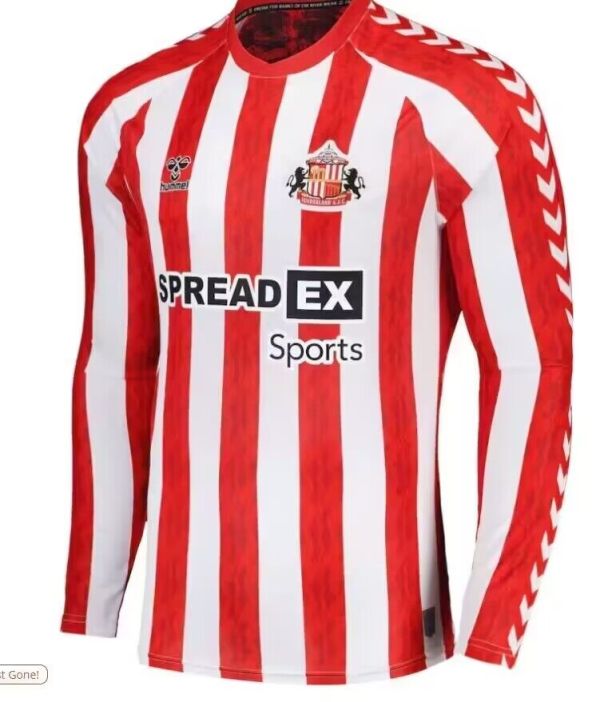 Men Jerseys  soccer Sunderland home Long sleeve  2425