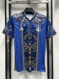 Mens Italy special edition blue soccer jersey  2425
