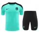 Mens Atletico Madrid  short training soccer jerseys green 2425