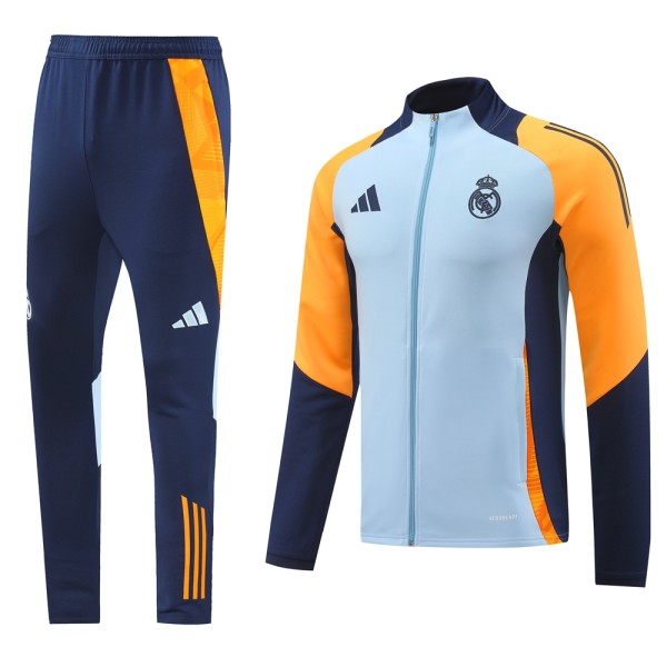 Mens Real Madrid  02 Light Blue Training suit 2425