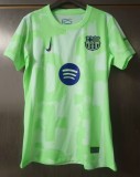 Women Barcelona third away soccer wear jersey 2425