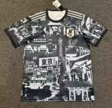 Mens Japan Jingdong City Edition Black Soccer Jersey  2425