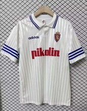 Retro Mens Zaragoza home soccer jersey9596