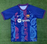Mens Barcelona training uniform soccer  jersey 2425