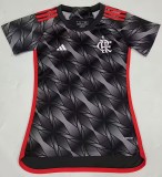Womens  Flamengo second third away  Jersey 2425