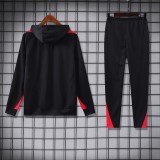 Mens Portugal Hoodie Black Outfit Jersey 2425