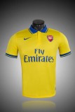 Retro Arsenal Away Jersey Mens yellow  1314