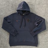 Mens Barcelona  Hoodie blue  Color Label  Jersey 2425