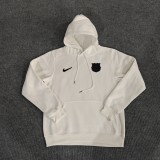 Mens Barcelona  Hoodie White Color Label Jersey 2425