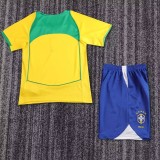 KIDS  Brazil home  soccer jersey  2004