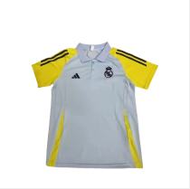 Men Jerseys  soccer  Real Madrid POLO Shirt Grey 2425