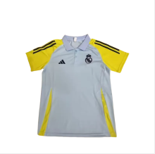 Men Jerseys  soccer  Real Madrid POLO Shirt Grey 2425