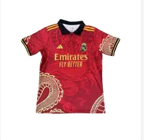 Men Jerseys  soccer Red Real Madrid Dragon2425