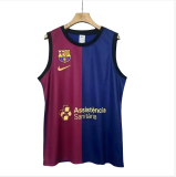 Mens Barcelona home vest soccer  jersey 2425