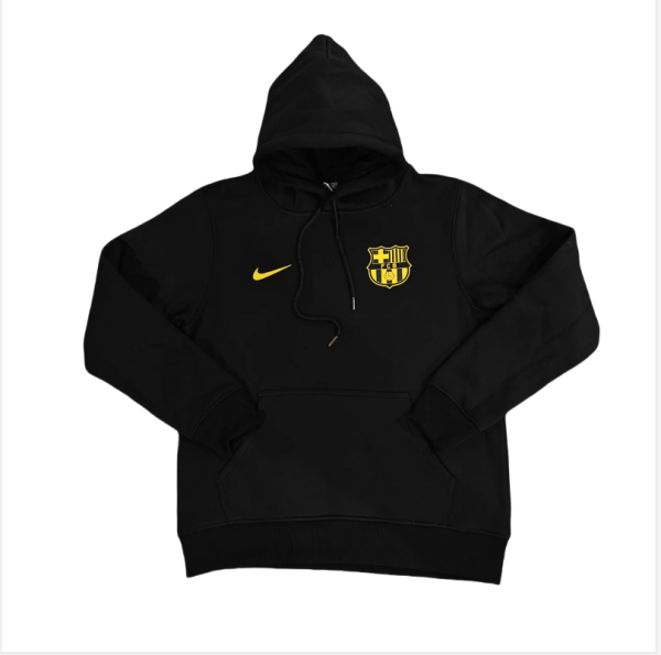 Mens Barcelona  Hoodie black Jersey 2425