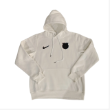 Mens Barcelona  Hoodie White Color Label Jersey 2425