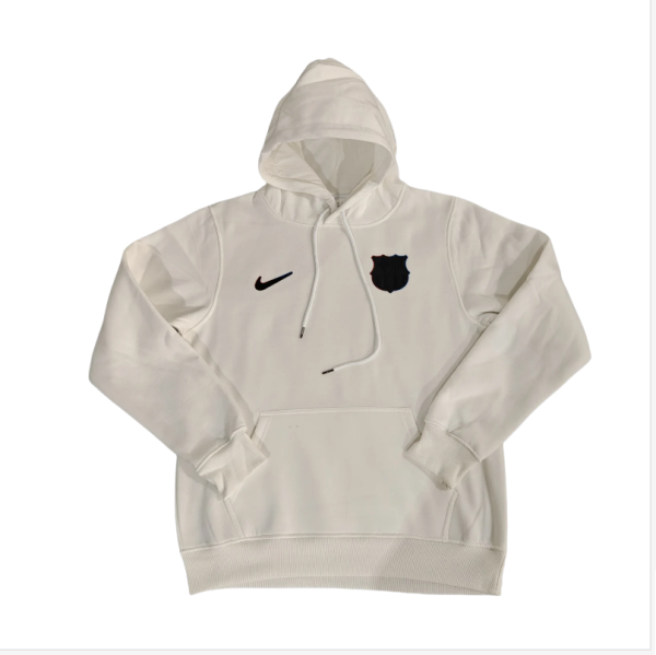 Mens Barcelona  Hoodie White Color Label Jersey 2425