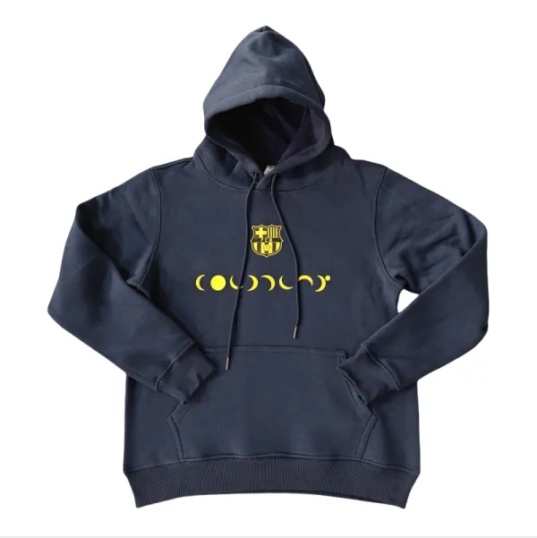 Mens Barcelona  Hoodie blue Joint Edition Jersey 2425