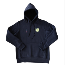 Mens Barcelona Away Hoodie blue Jersey 2425
