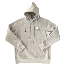 Mens Barcelona Away Hoodie Light Gray Jersey 2425