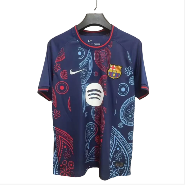 Mens Barcelona Special Edition soccer  jersey sapphire 2425