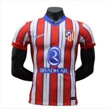 Player version Mens Atletico Madrid  home jersey soccer  2425