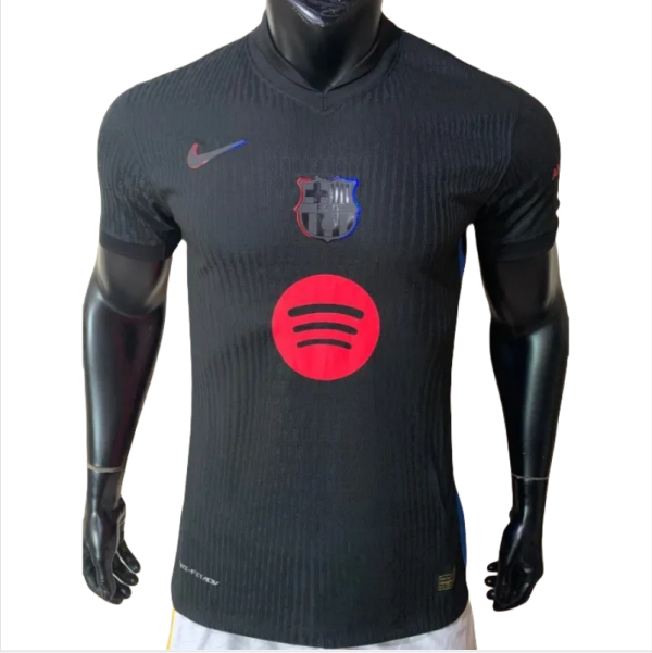 Mens Barcelona away Player version soccer jersey-1 2425