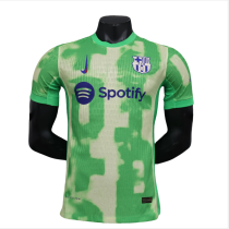 Mens Barcelona third away Player version soccer jersey 2425