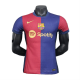 Mens Barcelona home Player version soccer jersey 2425