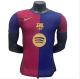 Mens Barcelona home Player version soccer jersey new Sponsor 2425