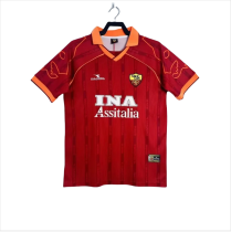 Retro Roma  Home Jersey Mens 1999-00