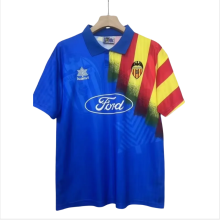 RETRO Mens Valencia home Jersey  9596