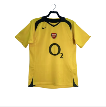 Retro Arsenal Away Jersey Mens yellow  0506