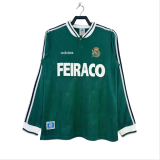 Men‘s retro Deportivo La Coruna   away Jersey long sleeve1999-2000