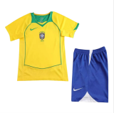 KIDS  Brazil home  soccer jersey  2004