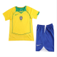 KIDS  Brazil home  soccer jersey  2004